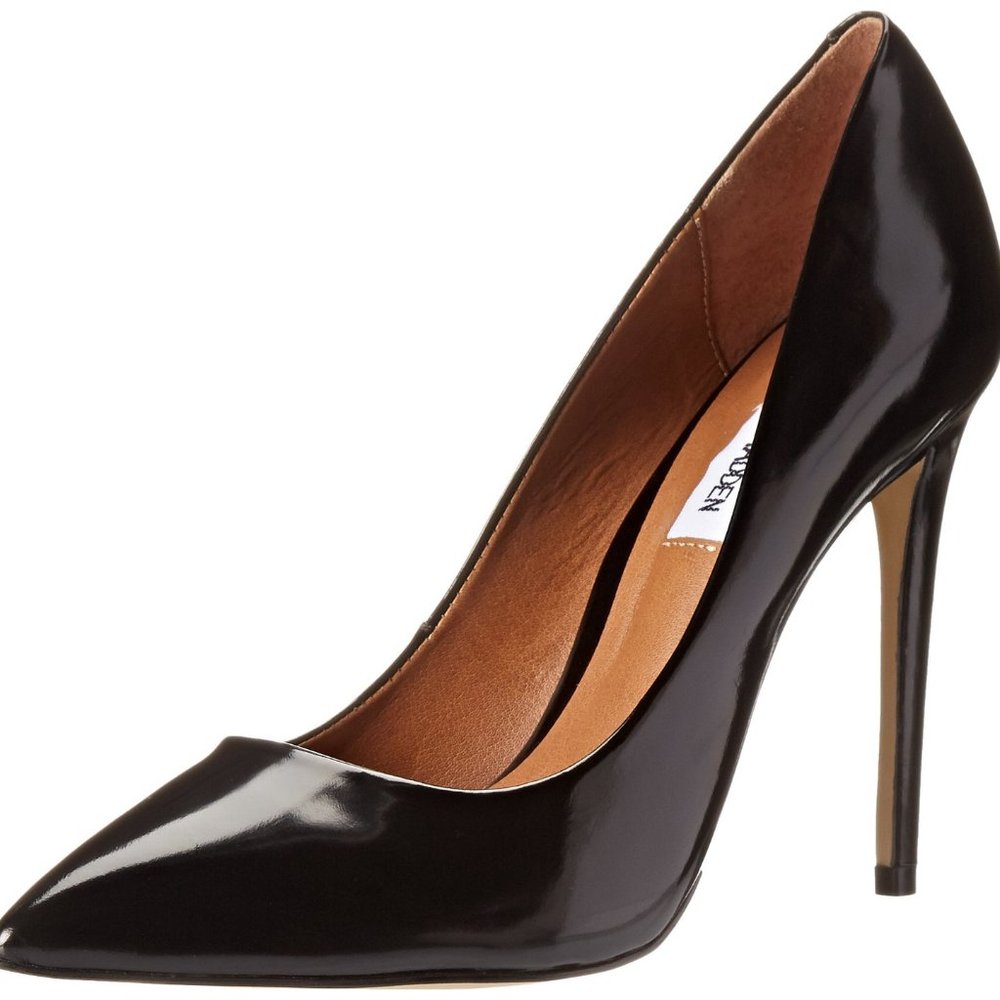 Steve Madden Black Proto Heel